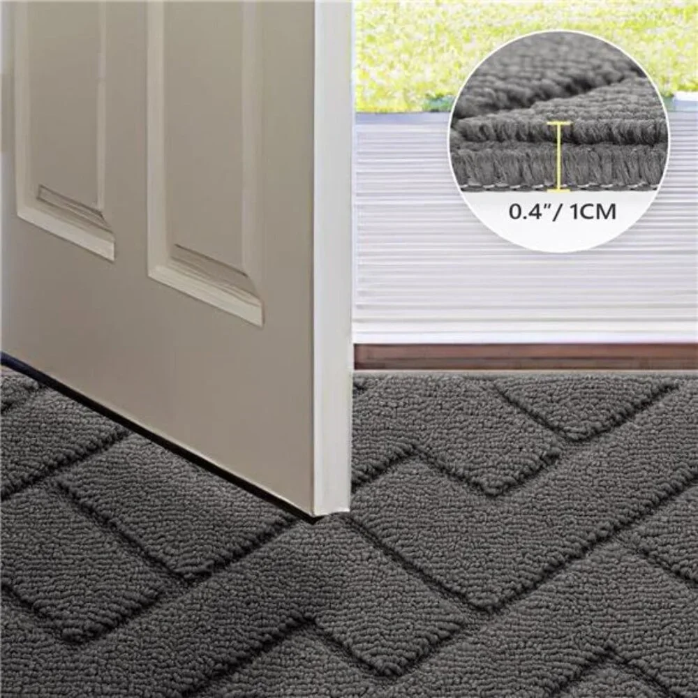 Indoor Doormat,Front Back Door Mat Rubber Backing Non Slip Door Mats